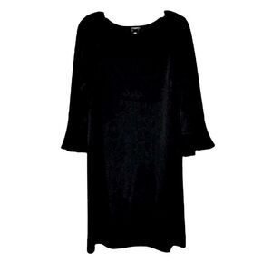 ANN TAYLOR Black Bell Sleeve Dress Size 8